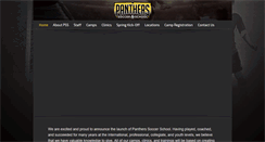 Desktop Screenshot of pantherssoccerschool.com